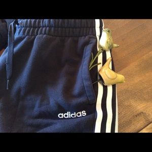Adidas Women’s Black E 3S Pant FL DP2376 Sz M